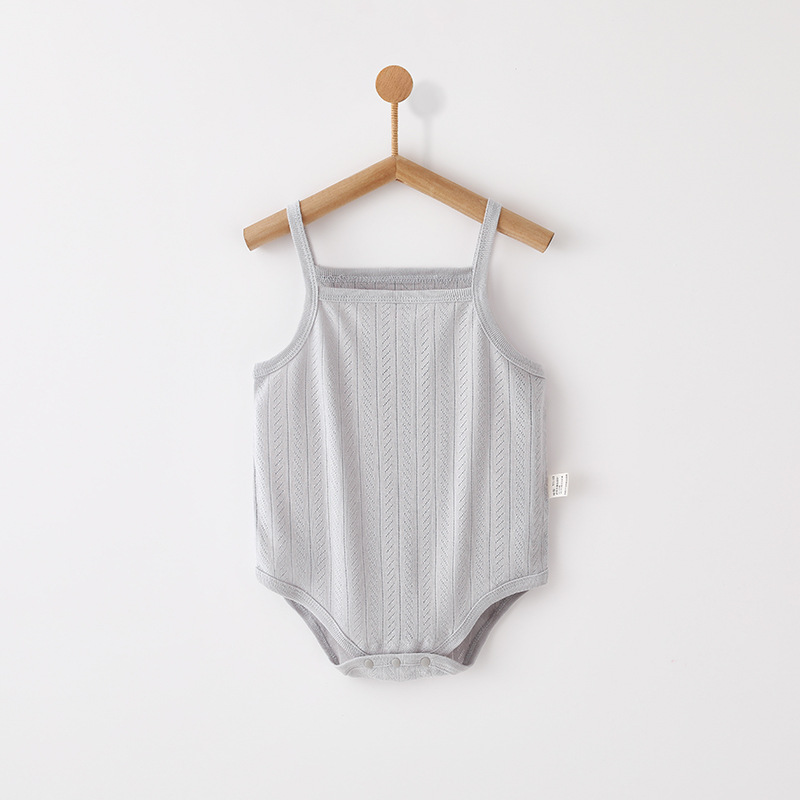 High-quality Newborn Baby Clothes Summer Short-sleeved Baby Jumpsuit Pants Organic Cotton Baby Tights