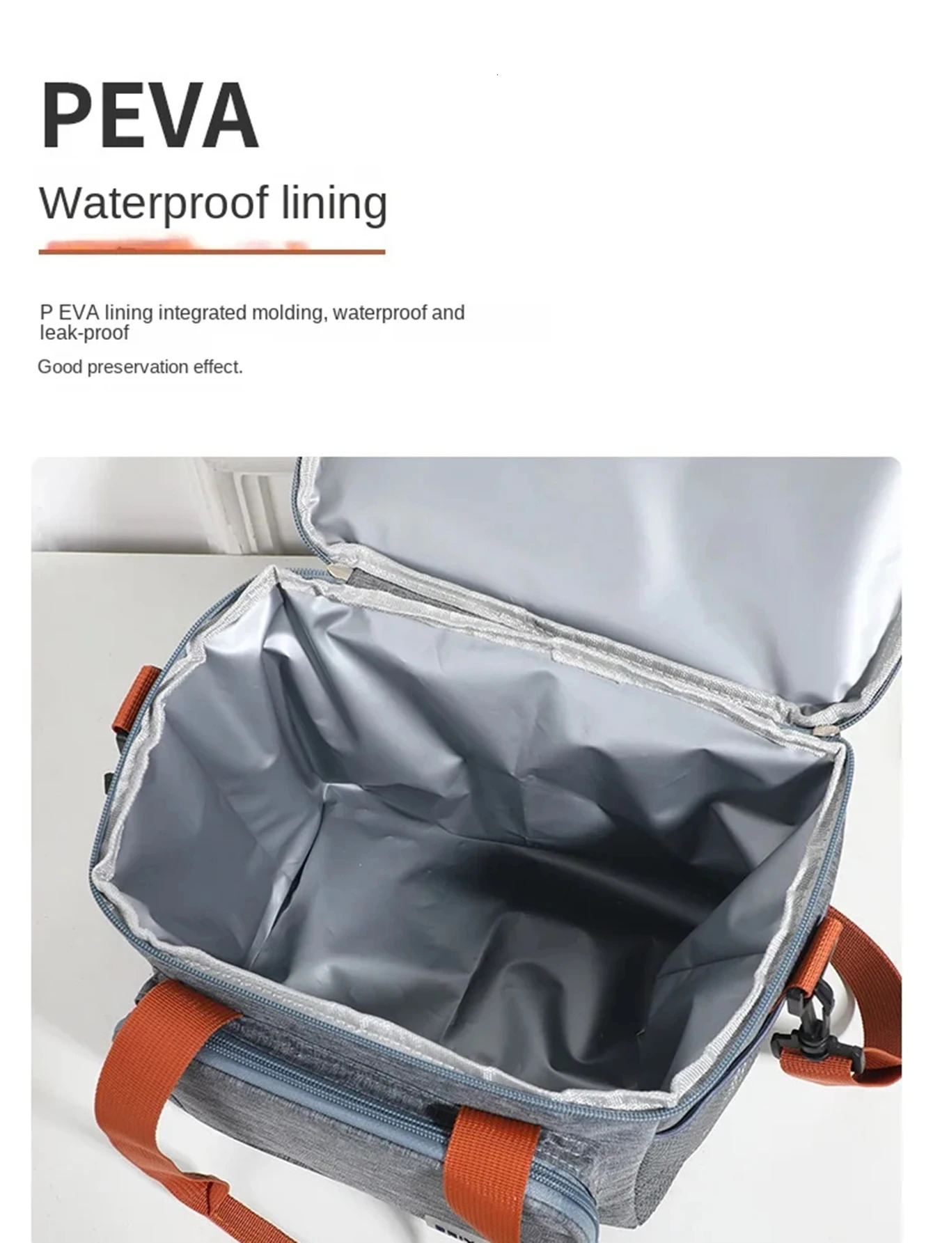 Portable Double Layer Lunch Bags Food Box Durable Camping Oxford Backpacks Icebox Large Capacity Picnic BBQ Outdoor BBQ 250624