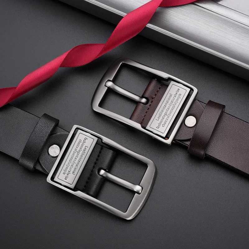 Mens Belt Business Luxury Designer Brand PU Leather Belts Jeans Pin Adjustable Alloy Buckle Waist Straps Belts 110 120 130cm W250625
