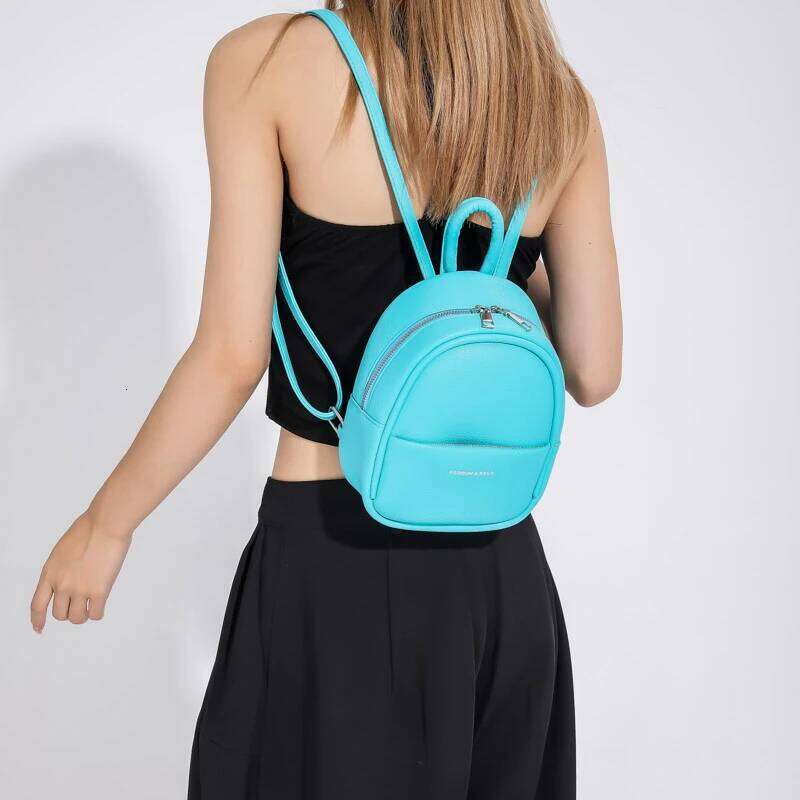 Brand Designer Women Mini Soft Touch Multi-Function Small Backpack Female Ladies Shoulder Bag Girl Purse Black