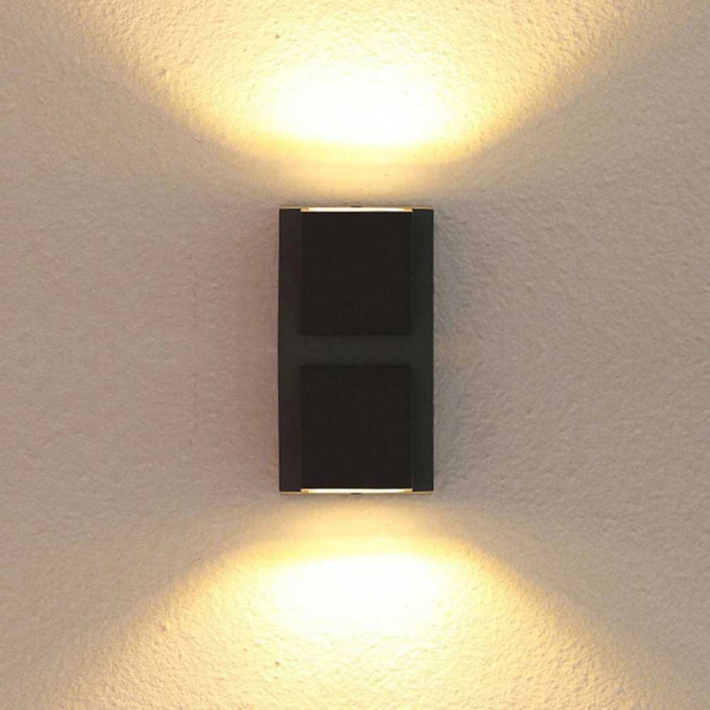 Modern LED Outdoor Waterproof Wall Lamp 3W 6W COB Indoor Home Lighting Porch Garden Lamp Aluminum Sconce AC85-265V Wall LightXJ250624