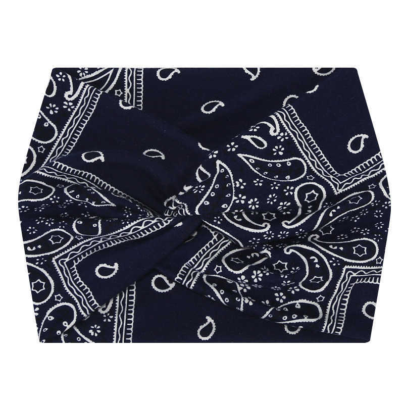 Bohemian cashew elastic cotton sports hair band women's wide brimmed headband Headband Headdress 250615