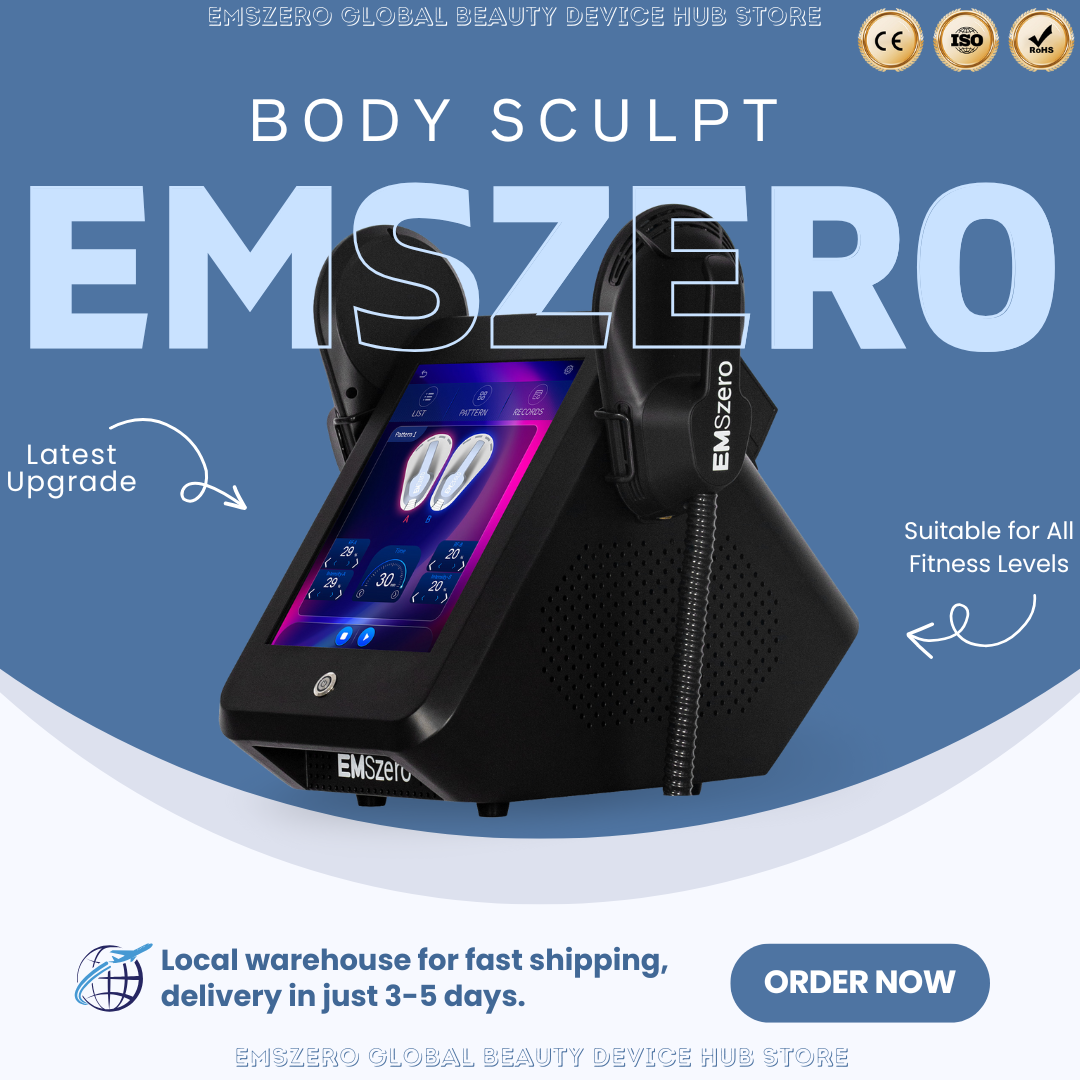 Professional EMSzero Machine EMS Body Slimming Muscle Stimulation Lose Weight Sculpt Therapy 4 Handle Pelvic Buttock Fat Burner