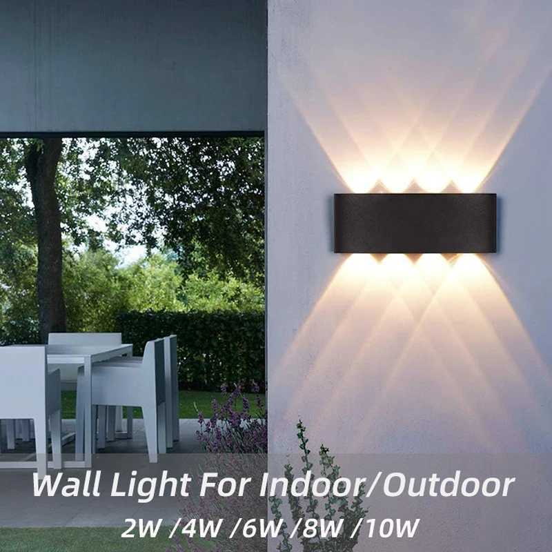 LED Wall Lamp Waterproof IP65 Up Down Outdoor Garden Lights 6W 8W 10W Aluminum Interior Wall Light for Bedroom Stairs Lighting XJ250624