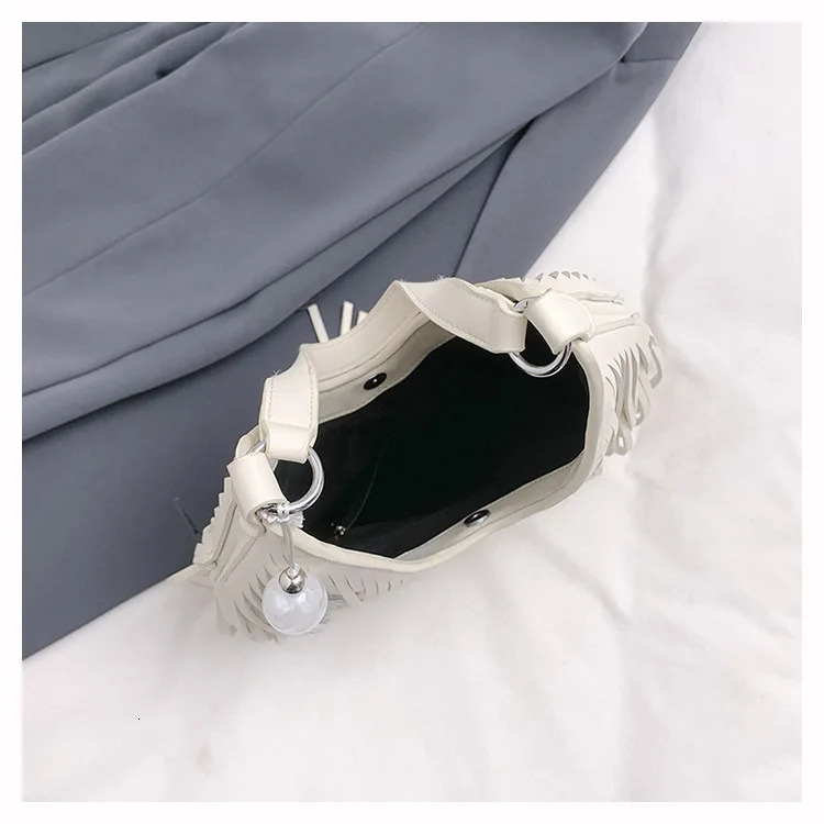 Long Tassels Women handbag Fashion Shoulder Bags for ladies hand bag Soft PU leather casual hobos Crossbody bag female Tote 250623