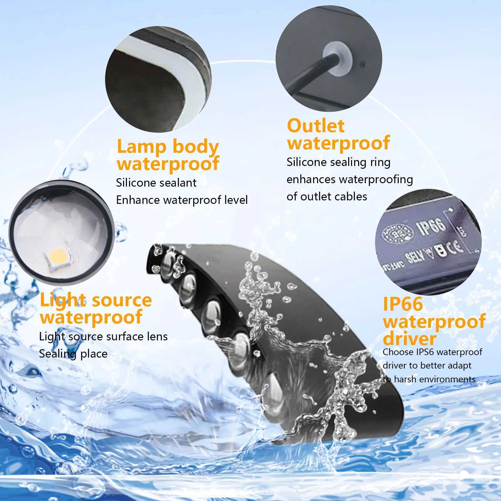 2W 4W 6W 8W 10W LED Wall Light High Brightness Waterproof AC85-265V Indoor And Outdoor Corridor Garden Decorative Wall LightXJ250624