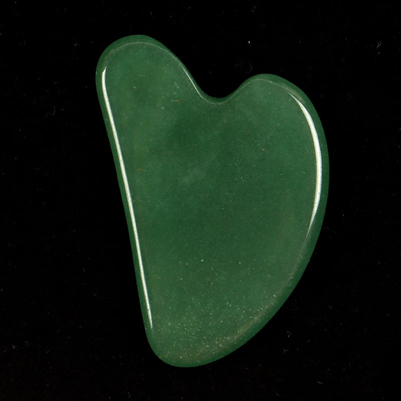 Heart Guasha Stone Face Rose Quartz Jade Massage Tool Chin Nose Lifting Firming Scraping Board Massage Facial Health Care Skin 250619