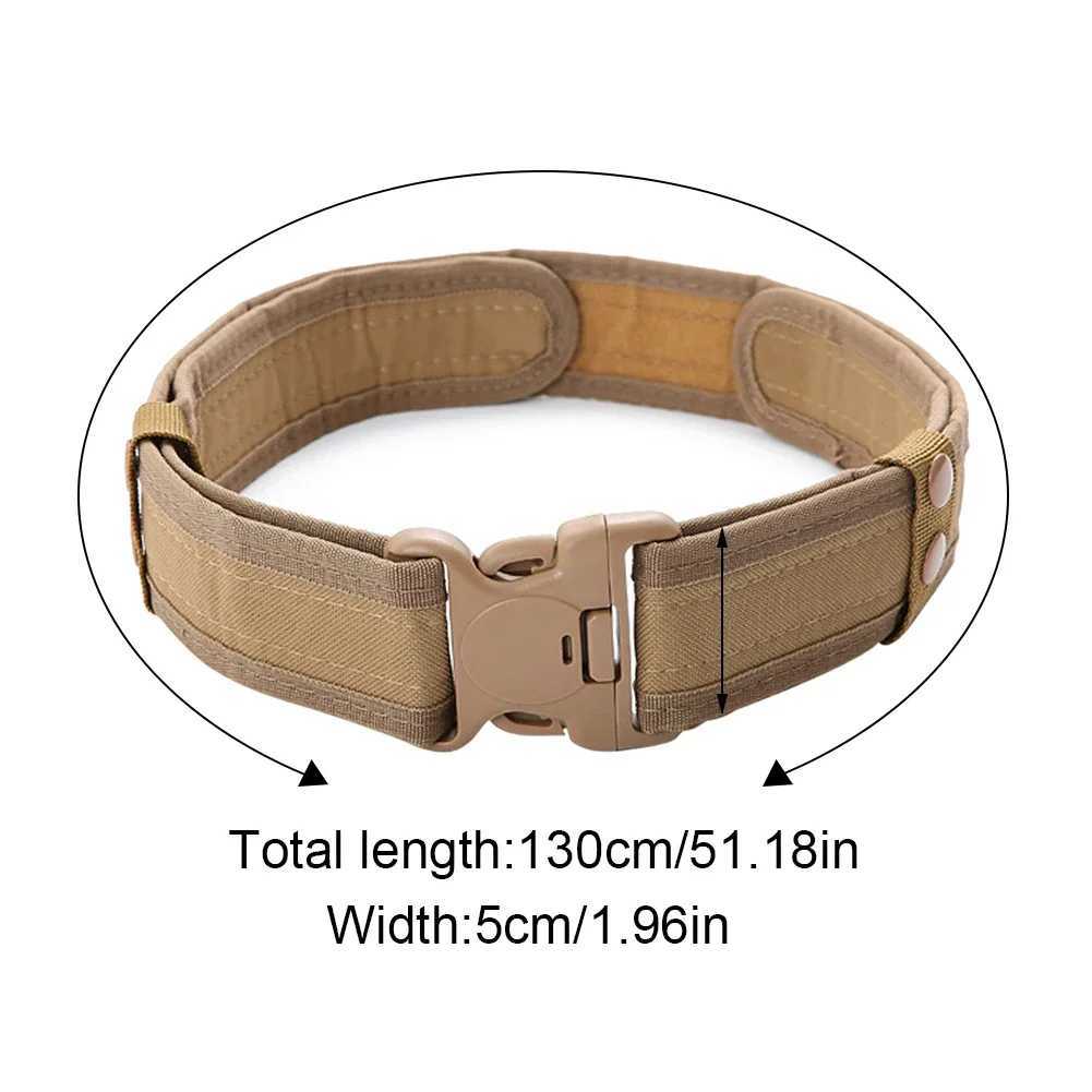 Men Style Combat Quick Release Tactical Belt Fashion Canvas Waistband Outdoor Sports Training Hunting Hiking Belts W250625