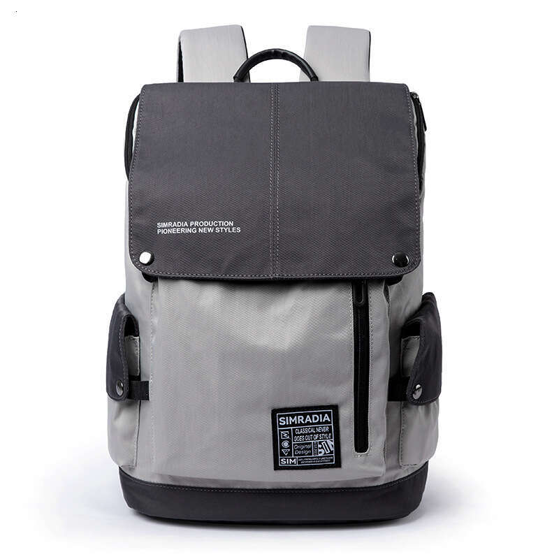 Korean Style Casual Canvas USB Men's Sports Backpack