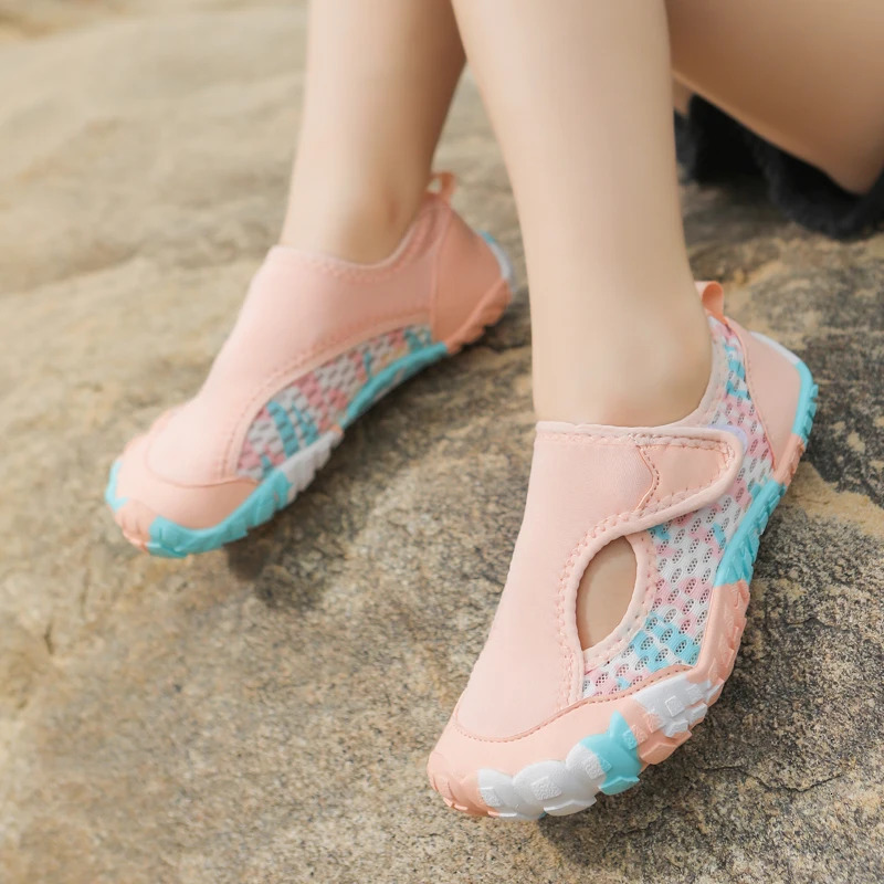 Quick Drying Water Shoes Non-Slip Breathable Summer Aqua Beach Sandal Flat Shoe Seaside Slipper For Men Kids Gril Creek Shoes 250624