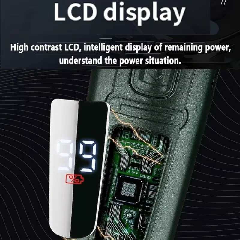 Kemei 2805 LCD display IPX7 waterproof electric shaver for men wet dry beard electric razor facial shaving machine rechargeable W250625