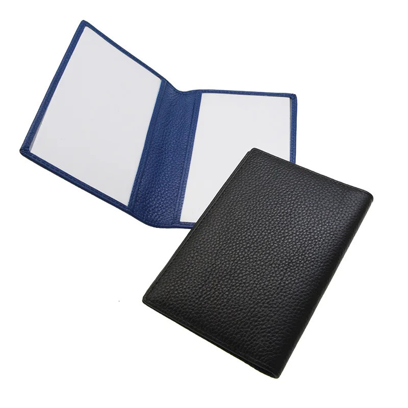 100% Genuine Leather Passport Holder Soft Candy Color Case Cow Leather Cover For The Passport Wallet 250624