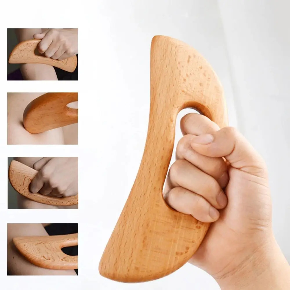 Wooden Gua Sha Tool Scraping Board Massage Tool Slimming Guasha Massage Board Gua Sha Scraper Body Massage Therapy Tool 250619