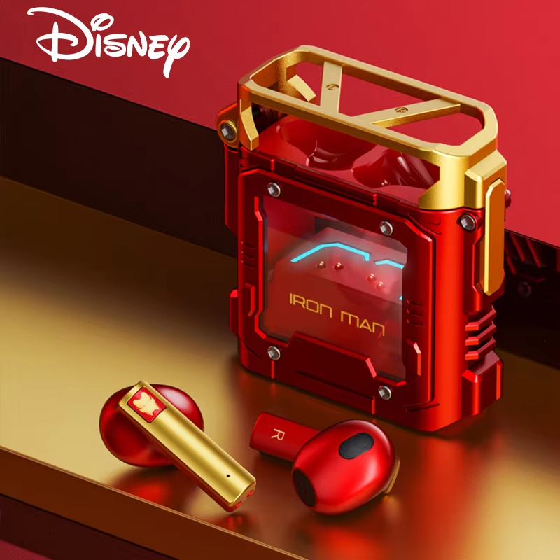 Disney x Marvel Earphones Bluetooth Wireless Earphones HIFI Sound quality Stereo with Mic Suitable for Childrens BTMV08 Zd Toys