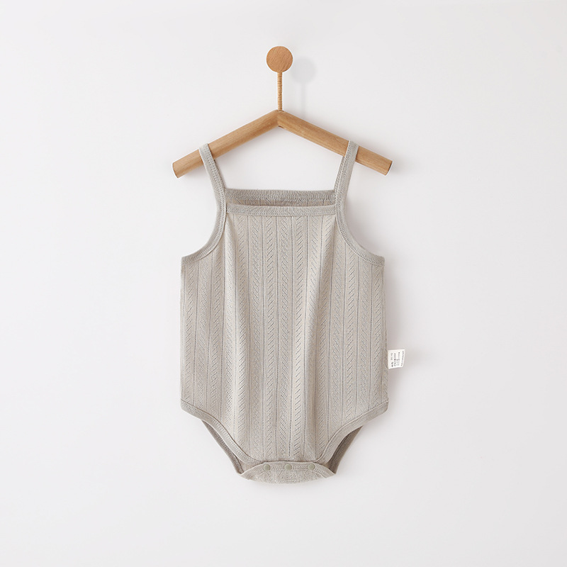 High-quality Newborn Baby Clothes Summer Short-sleeved Baby Jumpsuit Pants Organic Cotton Baby Tights