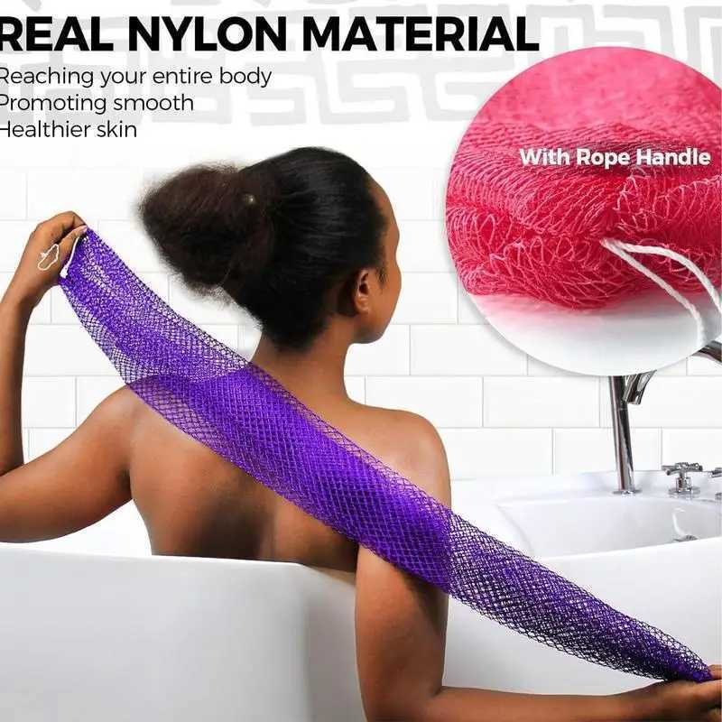 New african net sponges Deep Cleaning Bath Sponge Bathroom Body Scrubbing Tool For Arm Foot Neck Leg Back Daily Care R250625