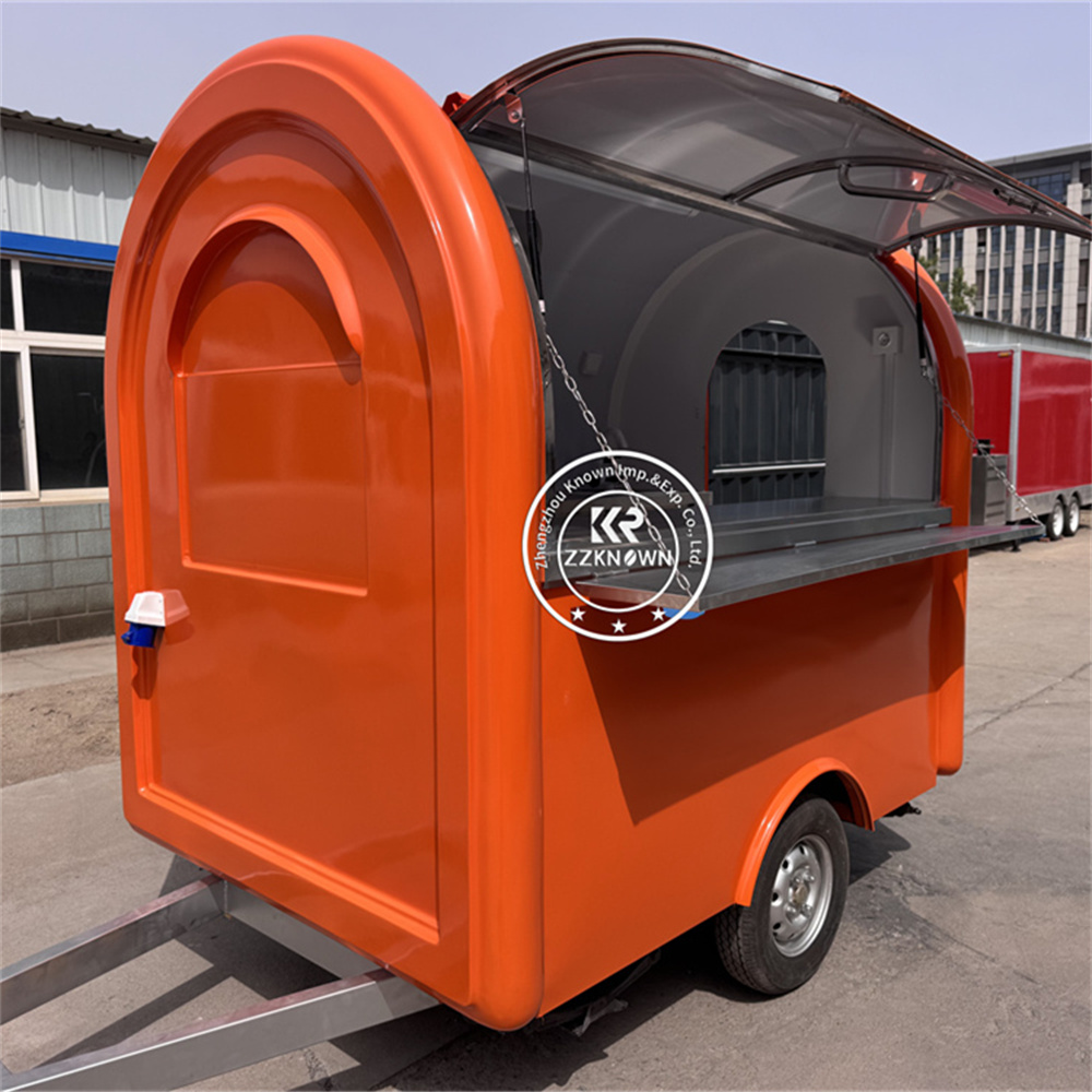 USA Standard Concession Mobile Food Truck Trailer Hot Dog Pizza Cart Street Restaurant Customized Street Food Truck Fully Equipped