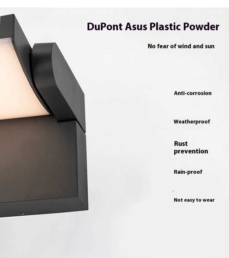 LED AC85-265V Wall Lamp Motion Sensor Light Outdoor Wall Light Porch Balcony Garden Courtyard Lamp Retro Living Room Bedroom XJ250624