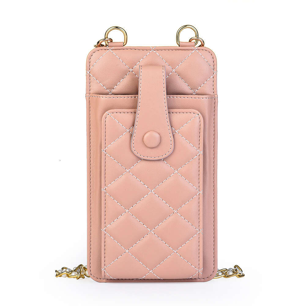 Quilted Chain Women New Versatile Shoulder Crossbody Small Bag with Multiple Card Slots for Phone wallet designer mens wallet