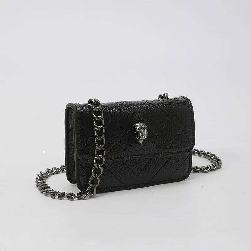 2025 New Mini Women Chain Crossbody Leisure Splice Small Square Shoulder Design Messenger Bag Purse And Handbag
