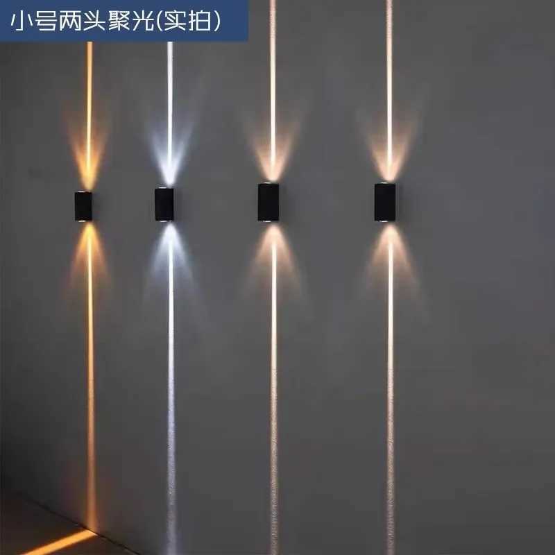 Silver Aluminum COB outdoor light 6W outdoor lighting Outdoor Waterproof IP65 wall lamp porch light Up and Down Wall Sconces XJ250624