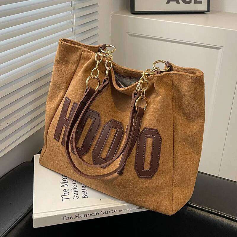 Designer Bag Luxury Bag Matte Leather Women Handbag Large Capacity Brand Design Chain Ladies Shoulder Bags 2024 New Winter Female Big Totes Bols