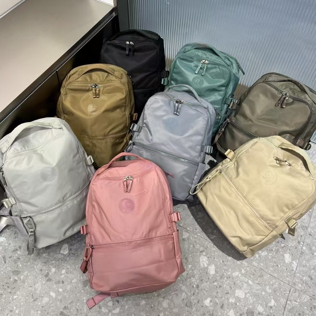 Designer Bag Luxury Bag Lulule Backpack 22L Fashion Nylon Backpack Waterproof Outdoor Travel Bag Casual Large Capacity School Bag For Women Bags Backpack Men