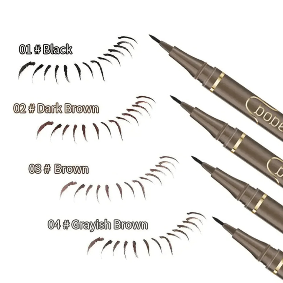 The 4-color fine eyeliner is soft and durable easy to apply makeup on fine quick-drying long-lasting eyeliner waterproof 250625