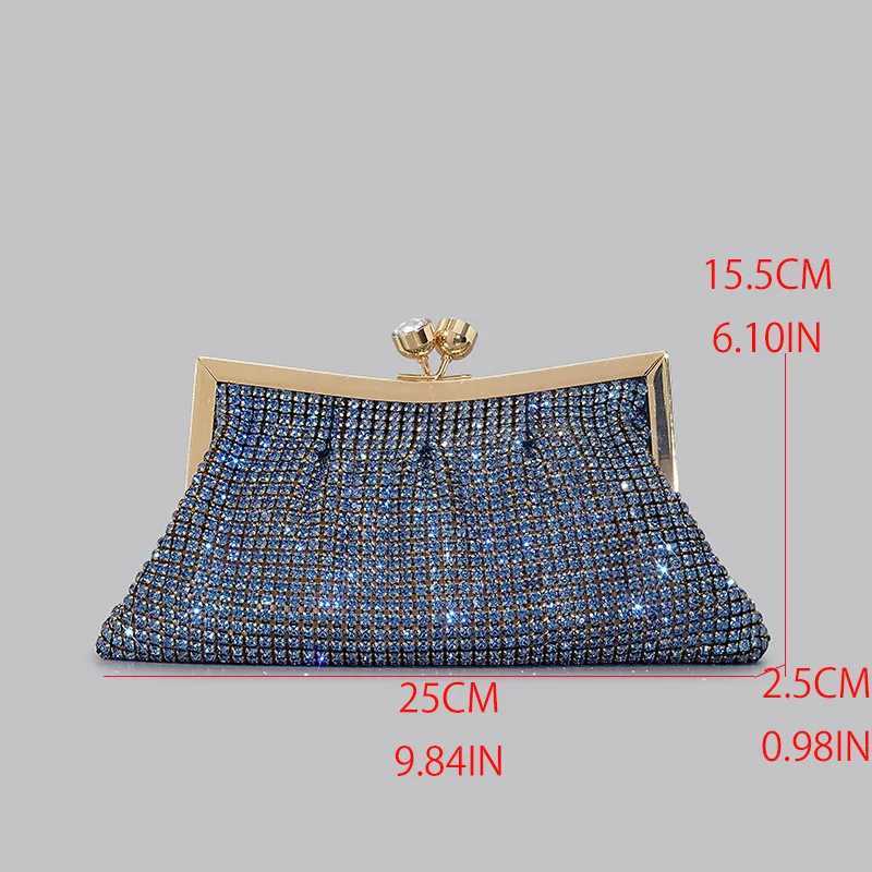 fashion rhinestone clutch bag for women shinny diamonds evening party purses M250625