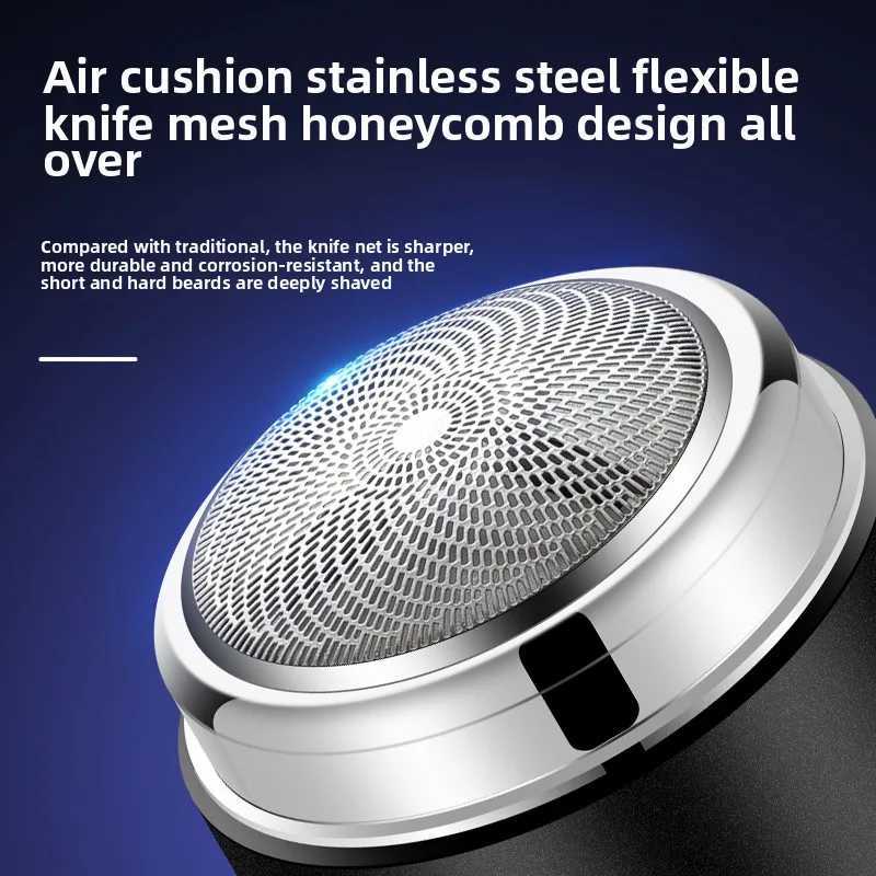 Mens portable shaver with fast charging long battery life washable essential for business home and travel W250625