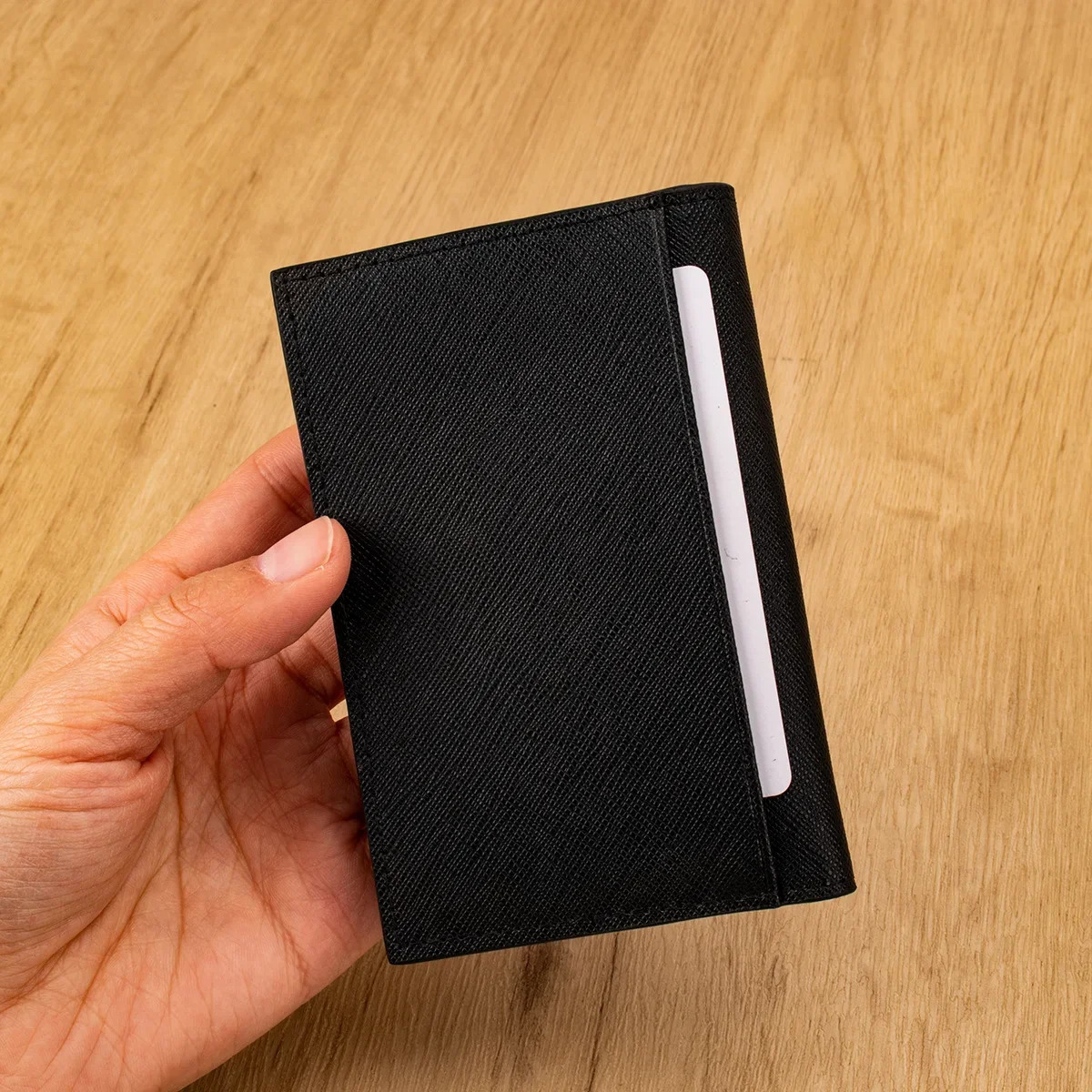 Business Card Holders for Man Genuine Leather Credit Card Holder Small Wallet Money Bag Mens Slim Card Case Mini Purse for Male 250624