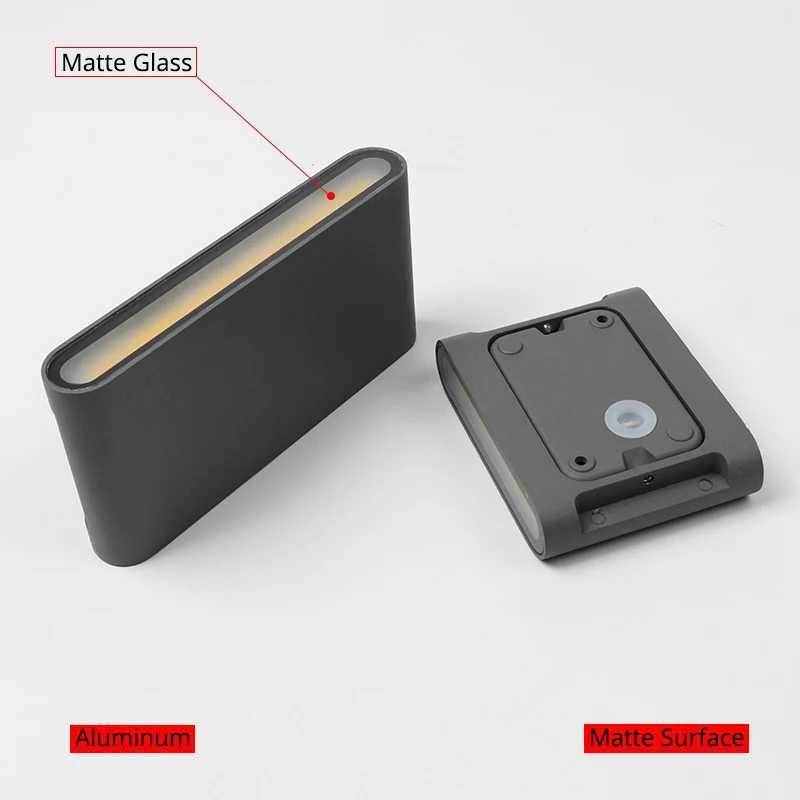 Outdoor Waterproof Wall Lamp IP65 6W/12W LED Wall Light Indoor Decoration Lighting Bedroom Corridor Porch Garden Lamp AluminumXJ250624