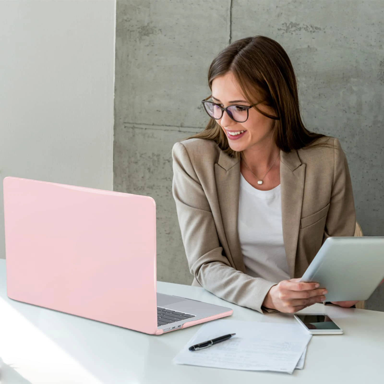 EooCoo Crystal Case for Air 13 M4 M3 M2 13.6 inch /Air 15 M4 M3 M2 15.3 inch Laptop Hard Plastic Shell Case 250624