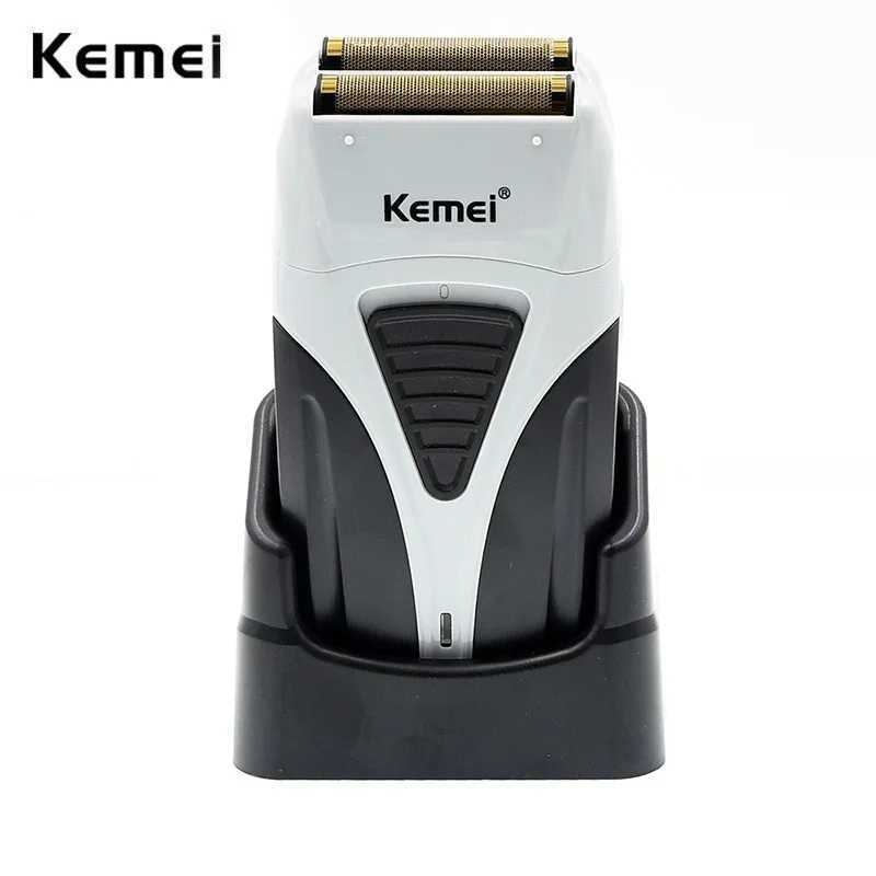 Kemei 3383 Powerful Rechargeable Electric Shaver Hair Beard Stubble Facial Electric Razor for Men Bald Head Shaving Machine W250625
