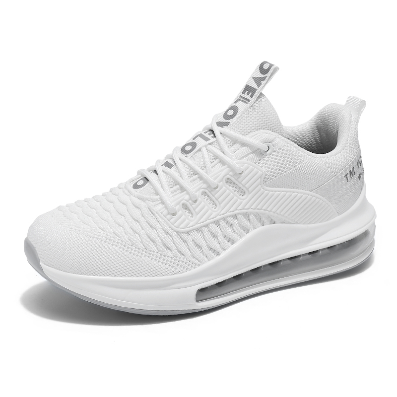 9018 - Air Cushion Shock Absorbing Running Shoes Summer Breathable and Deodorant Mesh Shoes Youth Athleisure Shoes Light and Non Slip Men's Shoes