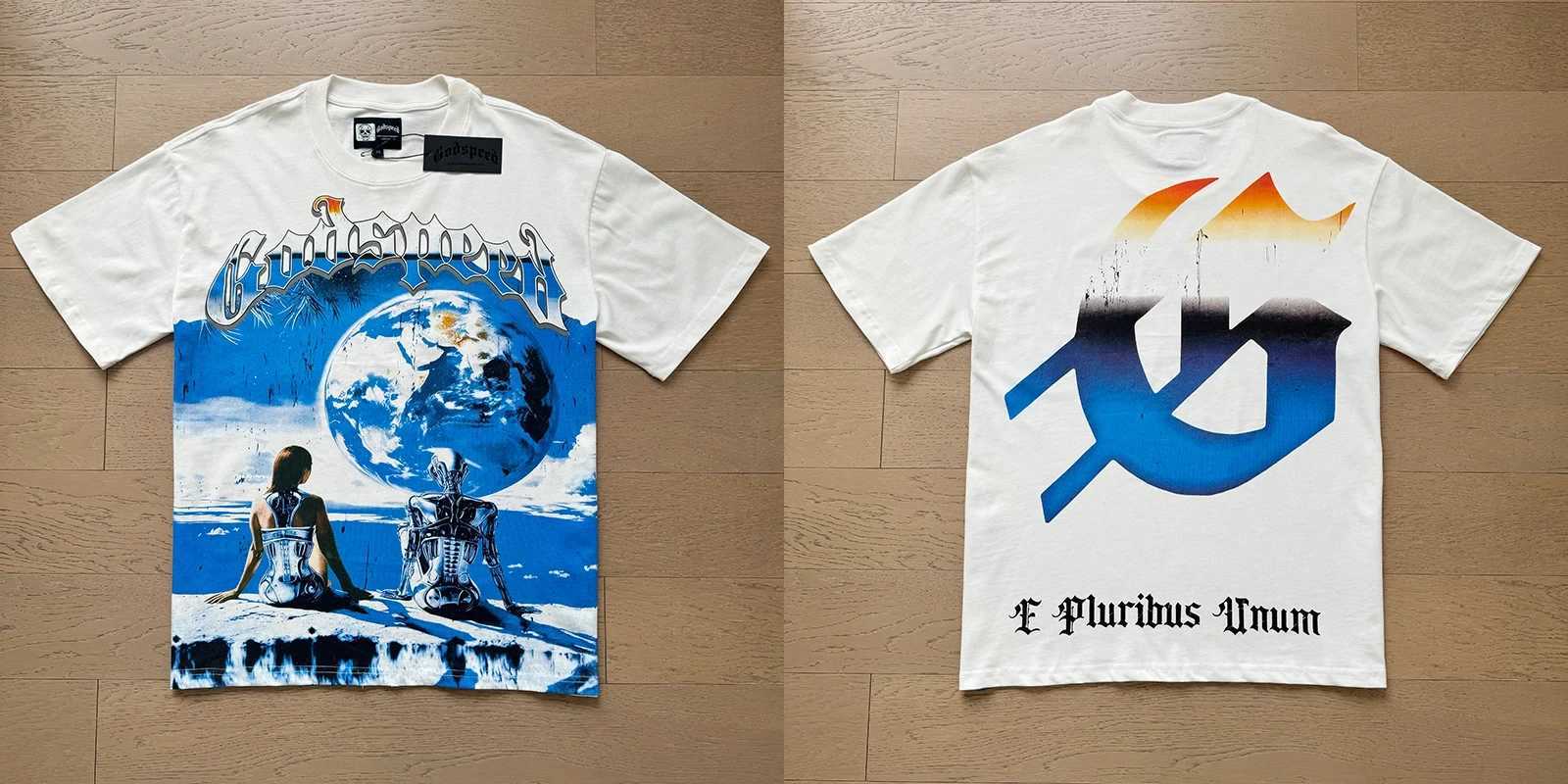2025 New Men Godspeed T-shirts American High Street Fashion Print Short Sleeve GOD SPEED Top Tee Harajuku Y2k Top Unisex Clothes XJ250625