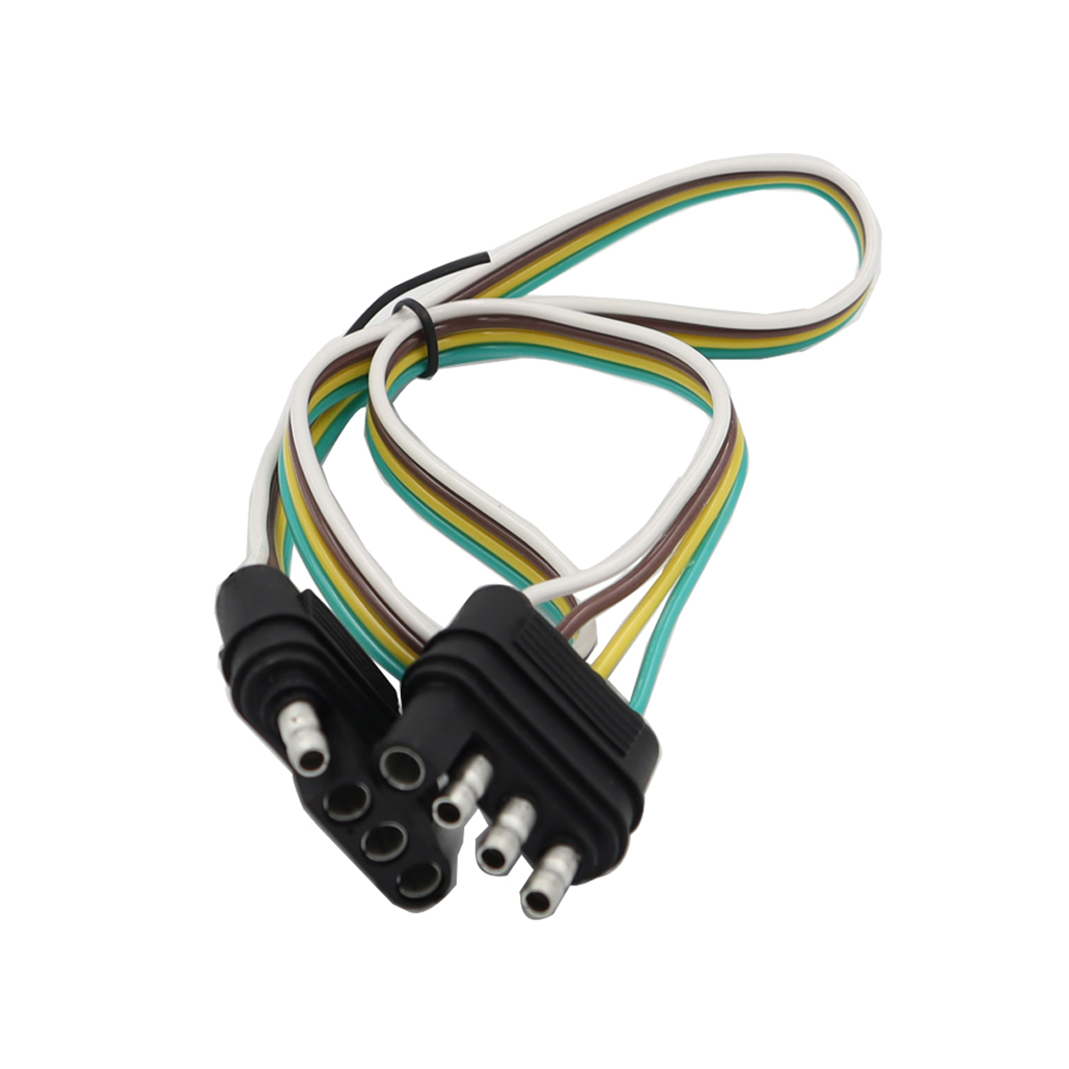 American four core trailer wire, four core SAE male and female plug wire