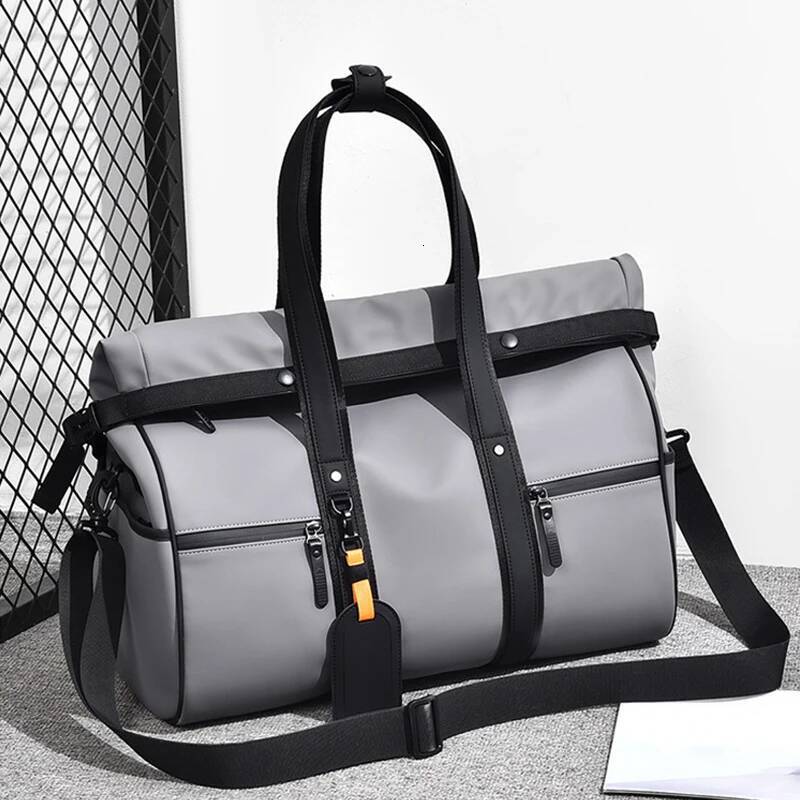 high-quality high-quality PU Travel Bag Business Trip Lage Storage Bags Men Commute Handbag Large Capacity Shoulder Pack Waterproof Leisure Daypack