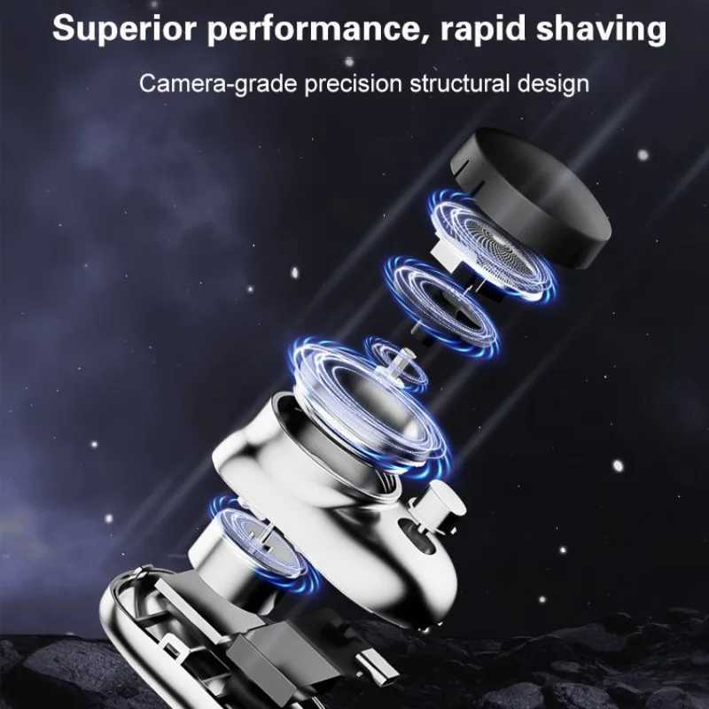 Electric Shaver Mini Portable Razor for Beard | Mens Portable Waterproof Electric Travel Shaver Razor W250625