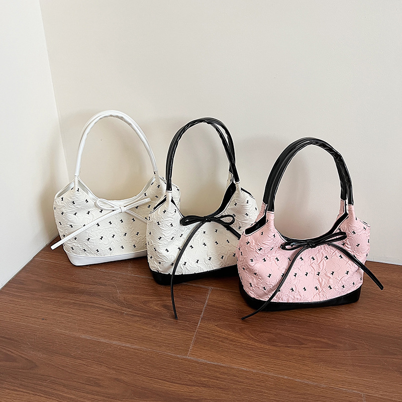 Free shipping 2025 designer Shoulder Bags for womans ladies flap lady fashion casual bow square handbag women crossbody Underarm bag - view 5