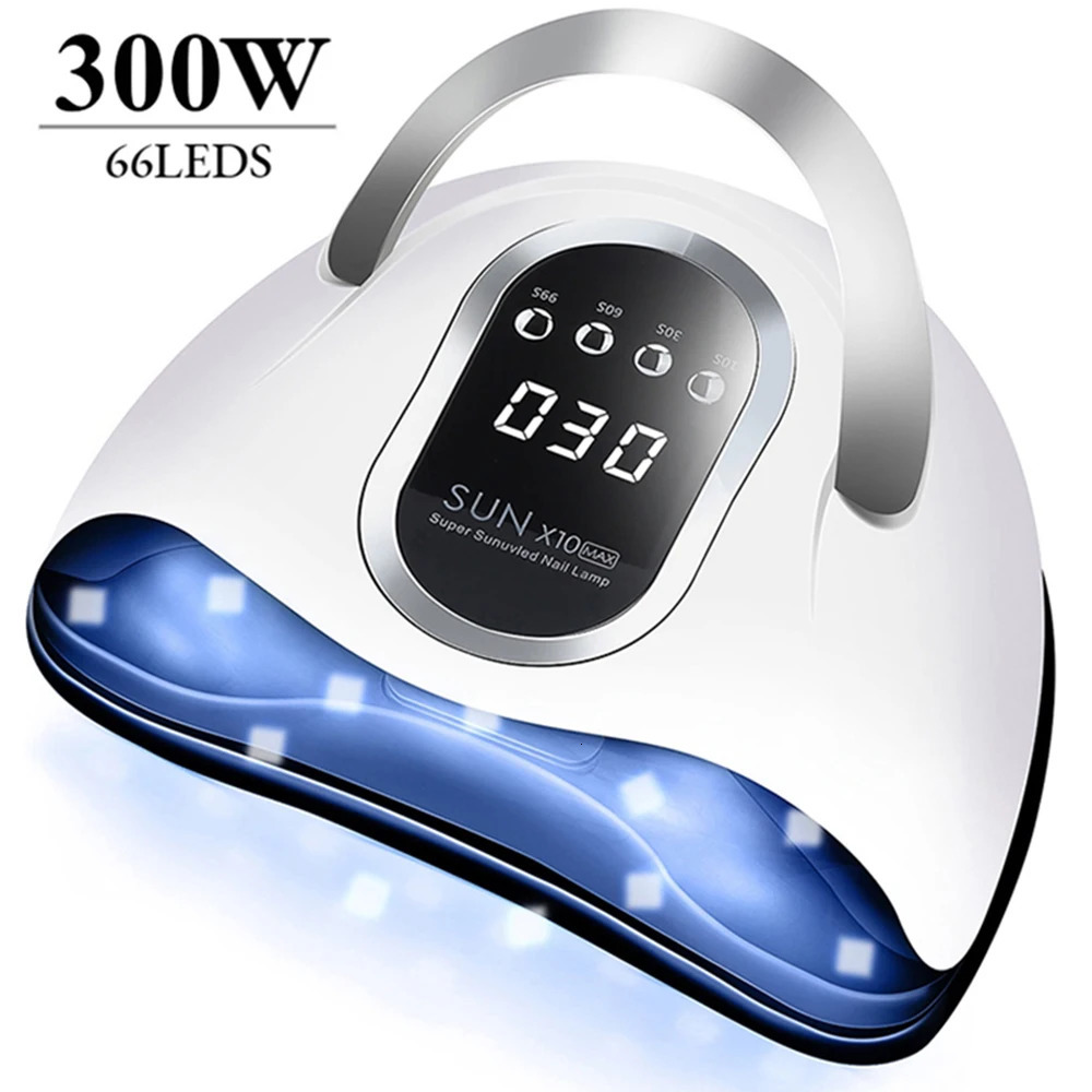 SUN X11/10 MAX Professional Nail Drying Lamp for Manicure 66LEDS Gel Polish Drying Machine with Large LCD UV LED Nail Lamp 250625