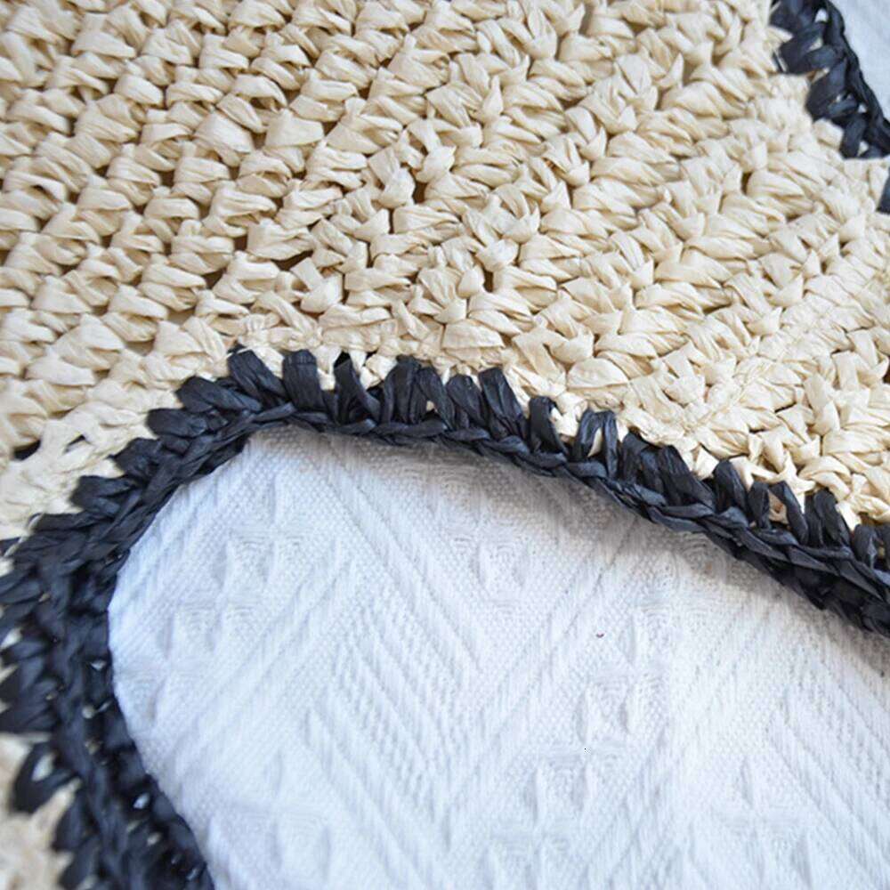 Handmade Crochet Beach Summer Hollow Woven Shoulder Bag Bohemian Knitting Straw For Women Bucket Bags Shopper Tote NEW