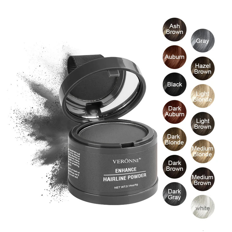 14 Color Hair Line Powder Black Root Up Natural Instant Waterproof Hairline Shadow Concealer Coverage Paint Repair Fill In Hair 250625