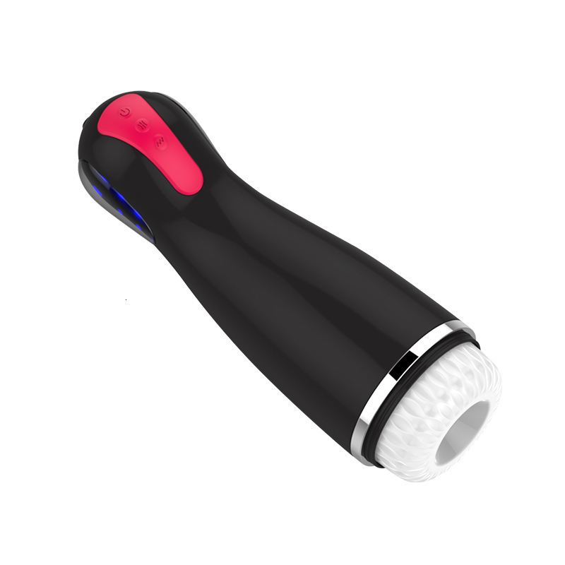 Haoqi Fun Electric Airplane Cup Male Adult Sex Automatic Heating Masturbator Sucking Clamp Suction Supplies