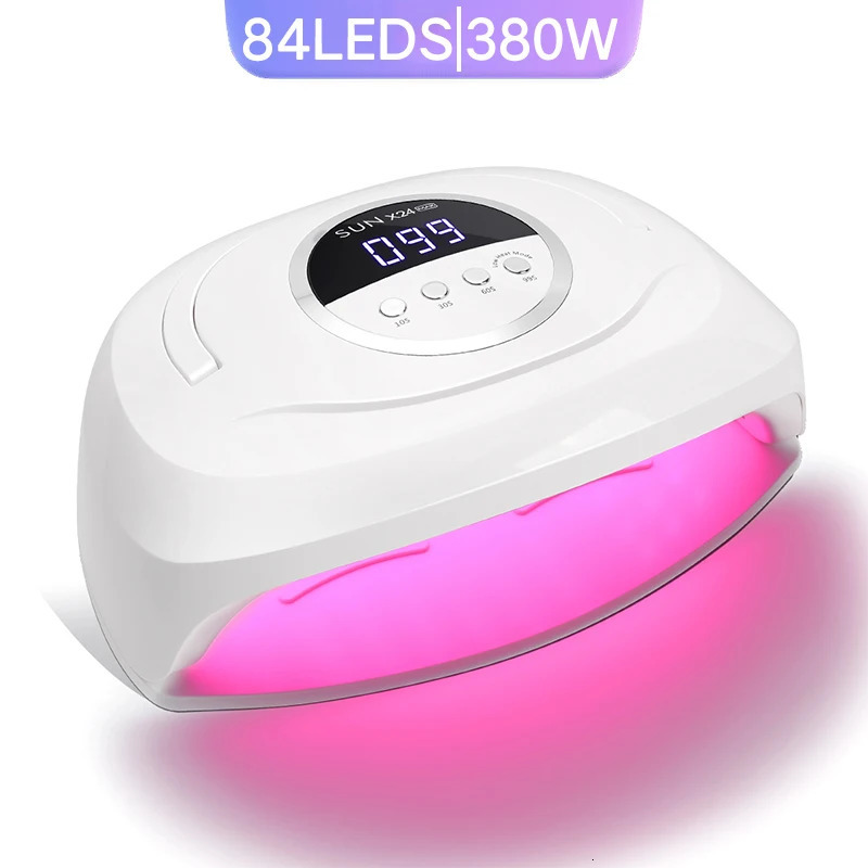 84 LEDS Nail Dryer LED Nail Lamp UV Lamp for Curing All Gel Nail Polish Motion Sensing Manicure Pedicure Salon Tool Big Space 250625