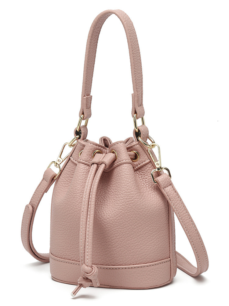 DHwanglijia designer bags 2025 for Women Fashion Versatile Bucket Crossbody Shoulder Drawstring Bag