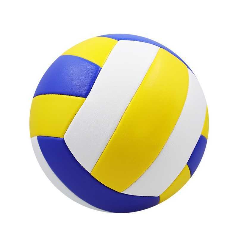 Soft PU-coated volleyball for children in grades 4 and 5, suitable for middle school entrance examination training, machine-sewn soft beach volleyball