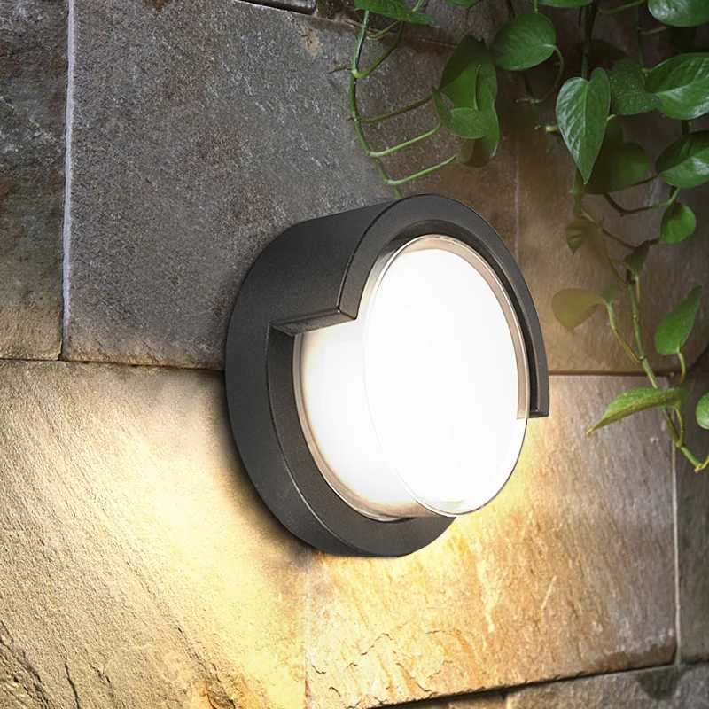 18W Wall Lamp Outdoor Waterproof LED Wall Light Radar Motion Sensor AC85-265V Aluminum Garden Porch Lights wall lamp XJ250624