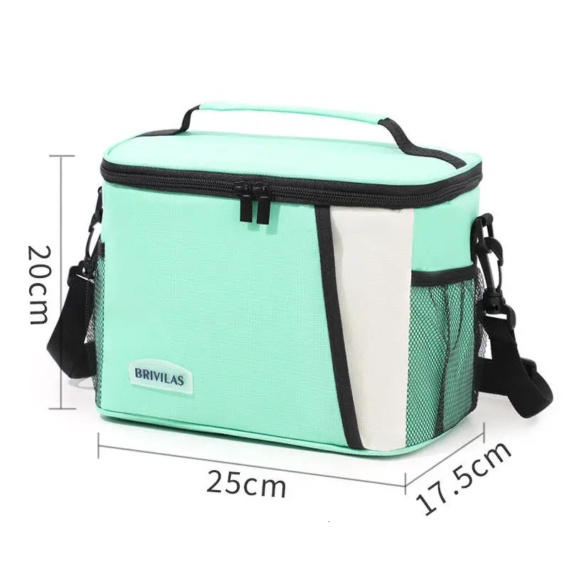 Insulated Lunch Bag Large Bags For Women Men Reusable With Adjustable Shoulder Strap 250624