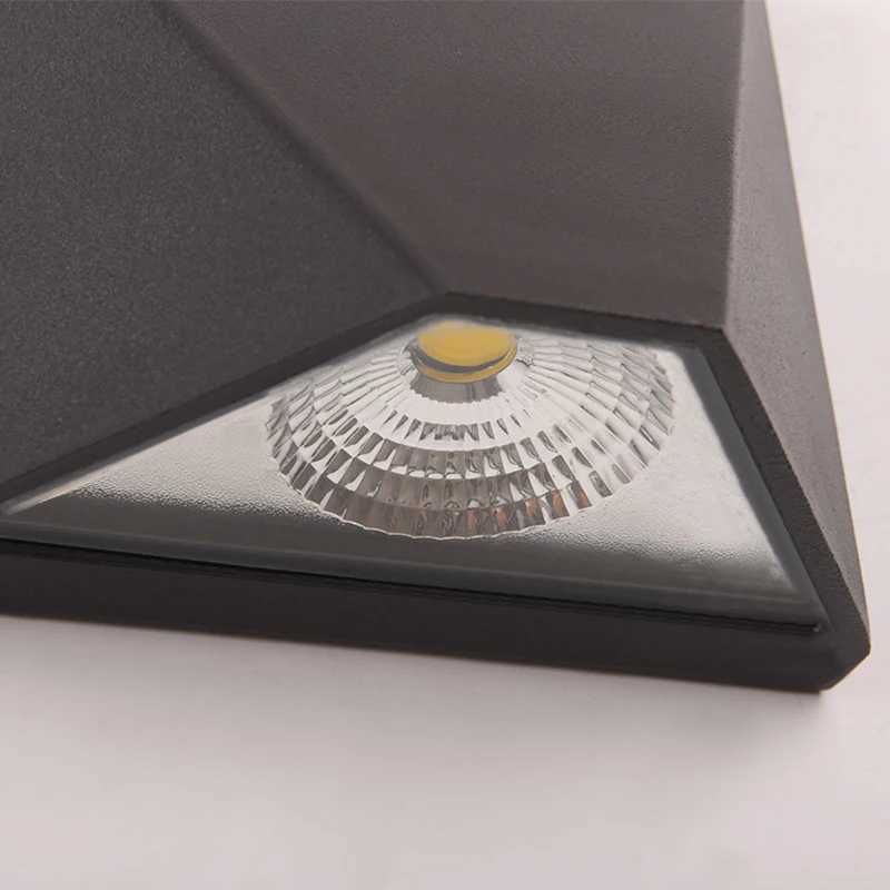 Simple style Indoor Outdoor Waterproof 5W LED Wall Light Aluminum Garden Patio Side Courtyard Porch Wall Lights AC85-265V XJ250624